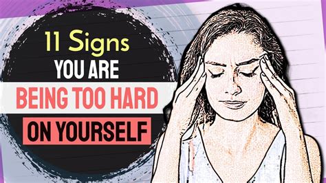 am i too hard on myself test|7 Signs You're Too Hard on Yourself .